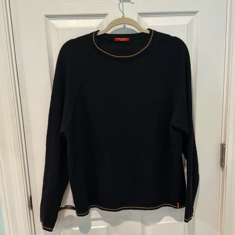 Report Cashmere Black Men’s Sweater